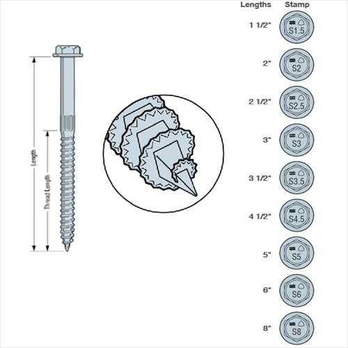 Simpson Strong-Tie SDS25312-R25L 1/4 x 3-1/2-Inch Screw Ledger 250 Pk