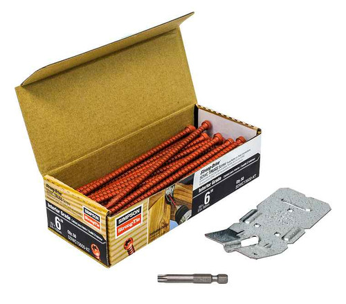 Simpson Strong-Tie SDWC15600B-KT Strong-Drive Structural Wood 6-Inch Kit 500Pk