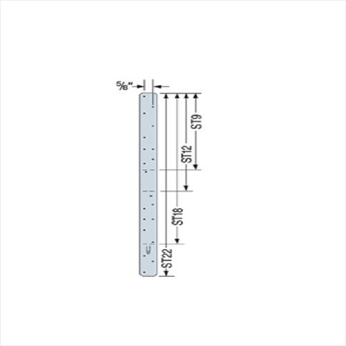 Simpson Strong-Tie ST18 - 18-Inch 15 Ga. Strap Tie 50 Pk