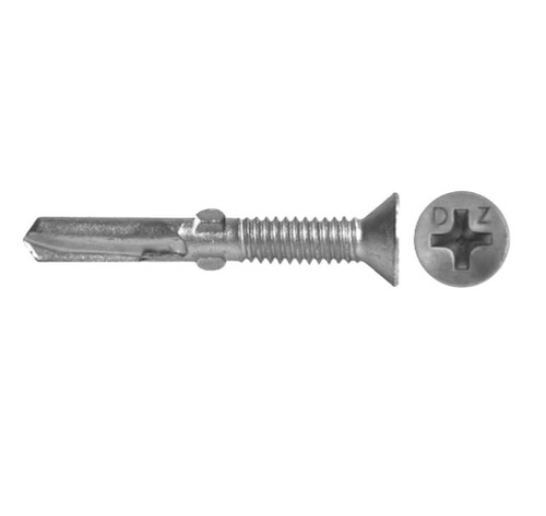 Daggerz SD4CTWWST14312 1/4-20x3-1/2 Star Flat Head Self Drill Screw W/Wings 900 FramingFasteners