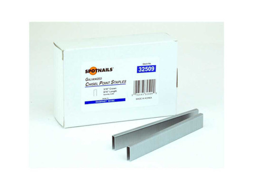 SpotNails 32509 9/16-Inch Galv 20Ga Chisel 3/16-Inch Crown Fine Wire Staple 100M