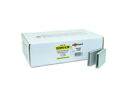 SpotNails 7512PG-10.3M 1-1/2-Inch Galv 15 Ga 1/2-Inch Medium Crown Staples 10.3M