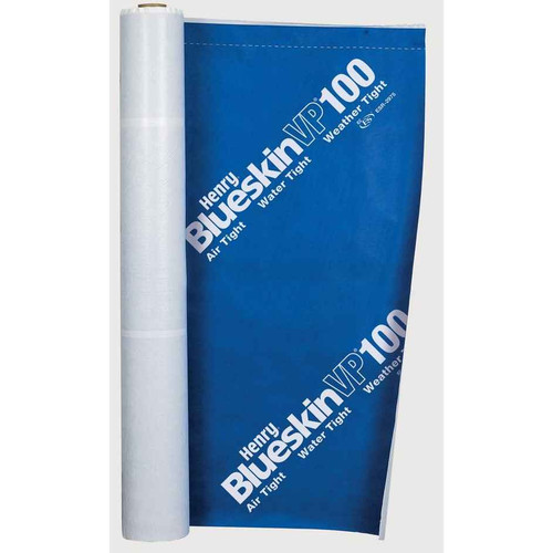 Henry Blueskin VP100 House Wrap 48 in. X 100 ft. Self Adhered Water Resistive & Air Barrier Membrane