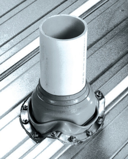 19" Univ. Master Gray Dektite Standard EPDM Pipe Flashings