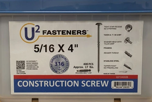 4 inch stainless steel screws