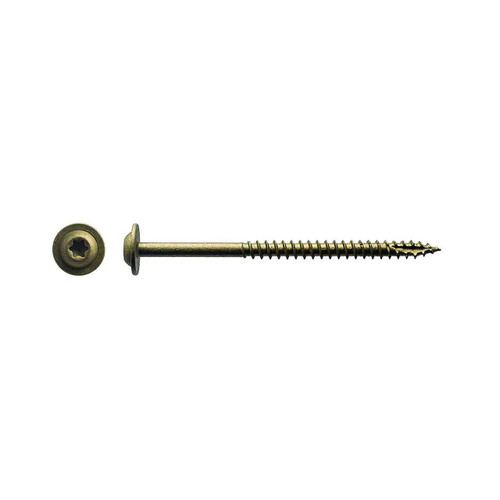 Big Timber 5CAB82W 5# Bucket 8 x 2" White T-20 Round Washer Head Screw 2x5Lb