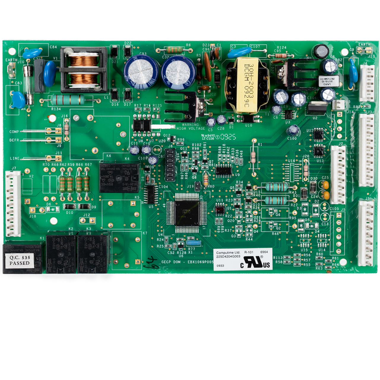 Scheda Di Controllo GE Per Frigorifero Modello 197d8528g101 - Usata Ma Funzionante