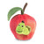 Folkmanis Worm in Apple Finger Puppet