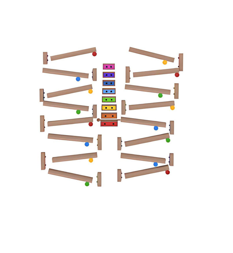 KidWorx™ Melody Magic Xylophone Wall Marble Run Activity