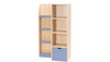 Blue Novum Infuse Color Bookcase Cabinet