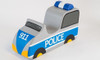 Novum Police Car Kid's Ride On, toy children's ride-on police car with realistic police design and siren lights