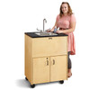 Clean Hands Helper Portable Sink - 38" Counter - Stainless Steel Sink - Plumbing Required 2