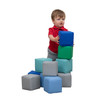 Patchwork Activity Mat & Foam Block Play Set, Contemporary 2