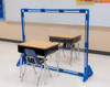 Children's Factory Big Screen Clear Play Panel, transparent plastic safety barrier for classroom desks.