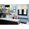 See-Thru Table Divider Shields - 2 Station with Opening - 23.5" x 8" x 23.5"