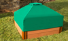 Square Sandbox Kit w/ Telescoping Canopy & Cover 1