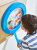 HABA Pro In the Ocean Sensory Wall Toy, children playing with an interactive ocean-themed sensory wall mounted toy with water and floating toys. HABA Pro In the Ocean Sensory Wall Toy, children playing with an interactive ocean-themed sensory wall mounted toy with water and floating toys.