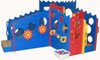 Strictly For Kids Deluxe Ocean Adventure Playground Structure, colorful indoor play structure designed for children to climb, slide, and explore with interactive features and ball pit. Strictly For Kids Deluxe Ocean Adventure Playground Structure, colorful indoor play structure designed for children to climb, slide, and explore with interactive features and ball pit.