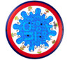 Playscapes C-V-C Word Sorter Round Wall Activity Toy, circular educational toy with colorful animal illustrations and movable letter tiles for sorting consonant-vowel-consonant words.