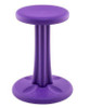 Playscapes Active Learning Wobble Stool, purple, 18¾ inches tall, with a rounded top and a sturdy base designed for active seating and movement.