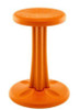 Playscapes Active Learning Wobble Stool, 18¾ inches tall, orange with a rounded top and stable base for active seating and movement.