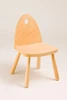 Playscapes Ellipse Kid's Chairs, wooden children's chair with a rounded backrest and smooth surface, designed for comfort and durability in children's furniture.