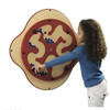 Playscapes Mega Mazer Wall Toy, children playing with the interactive maze game on a large wall-mounted wooden toy. Playscapes Mega Mazer Wall Toy, children playing with the interactive maze game on a large wall-mounted wooden toy.