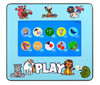Playscapes Keydo Interactive Touch Screen Wall Toy, colorful children’s educational game tablet with animal and character illustrations on a light blue background.