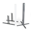 Angeles Quiet Sound Proof Panel Wall Divider Magnetic Wall Strip, collapsible soundproof wall panels with magnetic feature and sturdy metal bases for office or home privacy.
