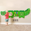 SPARK & WOW Crocodile 5-Activity Sensory Wall Panel, colorful children's sensory wall panel for interactive play and sensory development. SPARK & WOW Crocodile 5-Activity Sensory Wall Panel, colorful children's sensory wall panel for interactive play and sensory development.