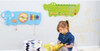 SPARK & WOW Elephant 3-Activity Sensory Wall Panel, colorful kids' sensory wall panel with interactive elements for developmental play.