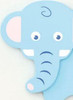 SPARK & WOW Elephant 3-Activity Sensory Wall Panel, a light blue elephant-shaped wall panel with textured and interactive elements designed for sensory development in children. SPARK & WOW Elephant 3-Activity Sensory Wall Panel, a light blue elephant-shaped wall panel with textured and interactive elements designed for sensory development in children.