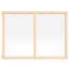 Jonti-Craft KYDZ Suite See-Thru Panel - A-height - 48" Wide, clear acrylic educational panel for classroom or daycare use, with a sturdy natural wood frame. Jonti-Craft KYDZ Suite See-Thru Panel - A-height - 48" Wide, clear acrylic educational panel for classroom or daycare use, with a sturdy natural wood frame.