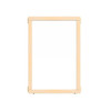Jonti-Craft KYDZ Suite See-Thru Panel - A-height - 24" Wide, clear acrylic panel framed with natural wood, ideal for educational or nursery settings.