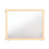 Jonti-Craft KYDZ Suite E-height Mirror Panel 36" Wide, rectangular mirror with a natural wooden frame and sturdy construction, designed for educational or childcare settings. Jonti-Craft KYDZ Suite E-height Mirror Panel 36" Wide, rectangular mirror with a natural wooden frame and sturdy construction, designed for educational or childcare settings.