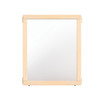 Jonti-Craft KYDZ Suite E-height Mirror Panel 24 inches wide, wooden frame with a large mirror surface for children, educational or classroom use.