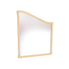 Jonti-Craft Mirror Cascade Classroom Divider Panel - KYDZ Suite®- 36" Wide, wooden-framed classroom divider with mirror panel for educational environments.