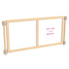 Jonti-Craft Upper Deck Write-n-Wipe Room Divider - KYDZ Suite®, wooden room divider with writable surface and sturdy frame for educational and classroom use.