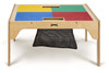 Wooden DUPLO® Square Table With Dual Storage 32" x 32"