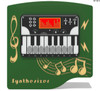 Playground Prodigy ~ELECTRIFIED~ Synthesizer Outdoor Musical Panel, outdoor musical instrument with electronic synthesizer features, colorful design with musical notes and keyboard layout.