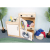 Contemporary White Toy Washer and Dryer Set