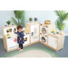 Contemporary White Toy Refrigerator
