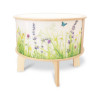 Whitney Brothers Nature View Radiant LED Light Table, children’s illuminated table with a nature-inspired design featuring grass, flowers, and a butterfly