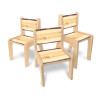 Nature View Live Edge Chairs 14" H