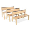 Nature View Live Edge Kid's Bench 14" H