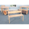 Whitney Brothers Nature View Live Edge Bench 14" H - WB0917