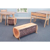 Whitney Brothers Nature View Live Edge Log Bench 14" H - WB0899