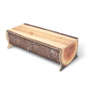 Nature View Live Edge Log Bench 10" H
