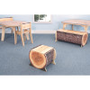 Whitney Brothers Nature View Live Edge Small Log Bench 14" H - WB0904
