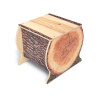 Nature View Live Edge Small Log Bench 14" H 1
